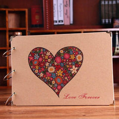 DIY Scrapbook Album Our Story Handmade Photo Memory Book Set
