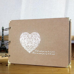 DIY Scrapbook Album Our Story Handmade Photo Memory Book Set