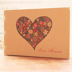 DIY Scrapbook Album Our Story Handmade Photo Memory Book Set