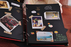 DIY Scrapbook Album Our Story Handmade Photo Memory Book Set