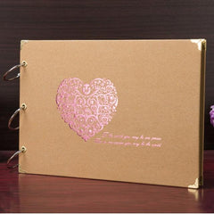 DIY Scrapbook Album Our Story Handmade Photo Memory Book Set