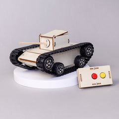 Remote-Controlled Tank DIY Kit, Educational STEM Toy