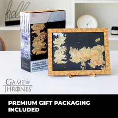 Wooden Game of Thrones Westeros Map Jigsaw Puzzle Board Set