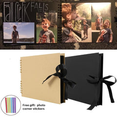60–80 Pages Scrapbook Photo Album Wedding Anniversary Memory Craft Book