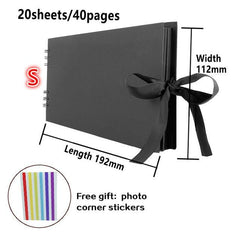 60–80 Pages Scrapbook Photo Album Wedding Anniversary Memory Craft Book