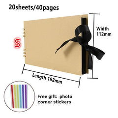 60–80 Pages Scrapbook Photo Album Wedding Anniversary Memory Craft Book