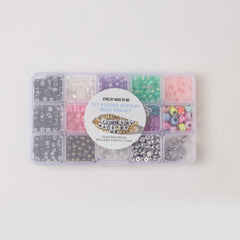 Y2K Jewelry Making Kit Magical Beads Neon Charm Craft Set