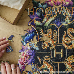 Wooden jigsaw classic puzzle Harry Potter Hogwarts™ (Neonly)