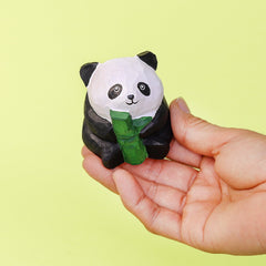 DIY Paint Your Own Wooden Panda Carving Craft Kit Set