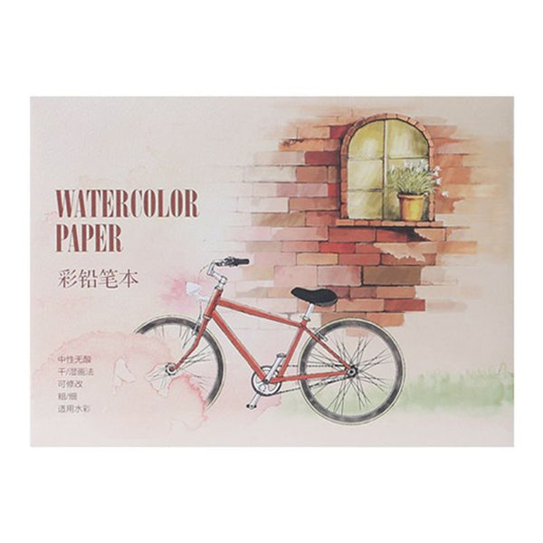 A5 A6 Watercolor Sketchbook 12 Sheets Drawing Painting Paper Book