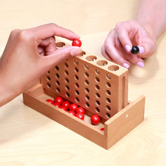 4 in a Row Strategy Game Classic Family Board Game Set