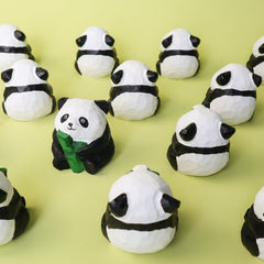 DIY Paint Your Own Wooden Panda Carving Craft Kit Set