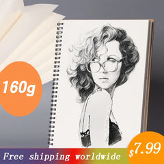 Black Paper Sketchbook A4 8K 16K Soft Cover Drawing Notebook