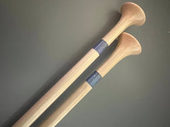 Purple Glitter Resin & Maple Knitting Needles