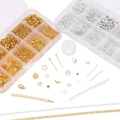 DIY Jewelry Making Starter Kit Earrings Necklaces Findings Craft Set