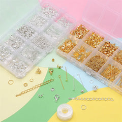 DIY Jewelry Making Starter Kit Earrings Necklaces Findings Craft Set