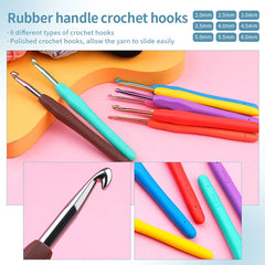 Knitting Crochet Hook Set Home Use DIY Craft Tool Kit
