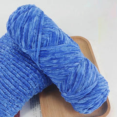 95g Chenille Velvet Yarn Soft Knitting Wool Crochet Craft Set