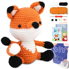 Animal Series Crochet Kit for Beginners DIY Knitting Starter Set