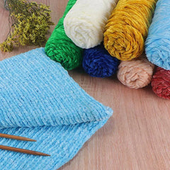 95g Chenille Velvet Yarn Soft Knitting Wool Crochet Craft Set
