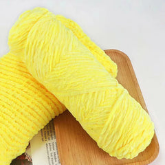 95g Chenille Velvet Yarn Soft Knitting Wool Crochet Craft Set