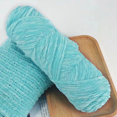 95g Chenille Velvet Yarn Soft Knitting Wool Crochet Craft Set