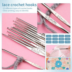 Knitting Crochet Hook Set Home Use DIY Craft Tool Kit