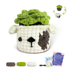 Animal Series Crochet Kit for Beginners DIY Knitting Starter Set