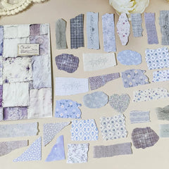 Vintage Paper Sticker Pack for Scrapbooking | 50 PCS Mixed Design Labels