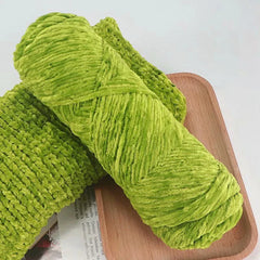 95g Chenille Velvet Yarn Soft Knitting Wool Crochet Craft Set