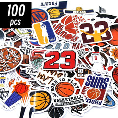 10/50/100 PCS Cute Cartoon basketball Stickers Kawaii Candy Colors Stickers Scrapbooking Diary Stickers School Office Stationery