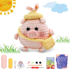 Animal Series Crochet Kit for Beginners DIY Knitting Starter Set