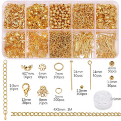 DIY Jewelry Making Starter Kit Earrings Necklaces Findings Craft Set