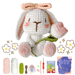 Animal Series Crochet Kit for Beginners DIY Knitting Starter Set