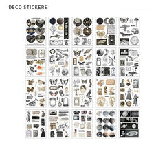 Retro Nature Decorative Stickers for Scrapbook