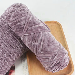 95g Chenille Velvet Yarn Soft Knitting Wool Crochet Craft Set