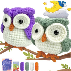 Animal Series Crochet Kit for Beginners DIY Knitting Starter Set