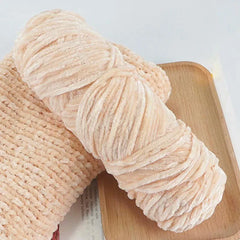95g Chenille Velvet Yarn Soft Knitting Wool Crochet Craft Set
