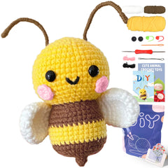 Animal Series Crochet Kit for Beginners DIY Knitting Starter Set