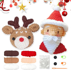 Animal Series Crochet Kit for Beginners DIY Knitting Starter Set
