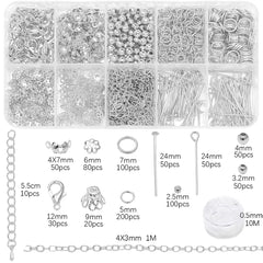DIY Jewelry Making Starter Kit Earrings Necklaces Findings Craft Set