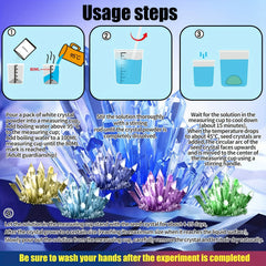 Crystal Growing Science Kit | DIY Educational STEM Toy for Kids