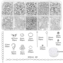 DIY Jewelry Making Starter Kit Earrings Necklaces Findings Craft Set