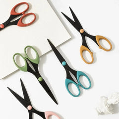 Color Scissors Stainless Steel Blade Safe Craft Office Paper Cutter