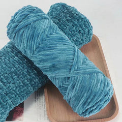 95g Chenille Velvet Yarn Soft Knitting Wool Crochet Craft Set
