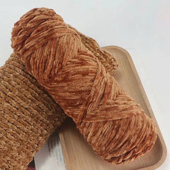 95g Chenille Velvet Yarn Soft Knitting Wool Crochet Craft Set