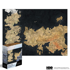 Wooden Game of Thrones Westeros Map Jigsaw Puzzle Board Set