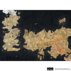 Wooden Game of Thrones Westeros Map Jigsaw Puzzle Board Set