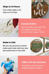Unfinished Wood Circle Round | Circle Blank | DIY Craft Cutout | Up to 46"