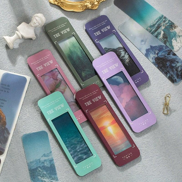 Magnetic Bookmark Craft Paper Set for Teachers Students Reading Tools